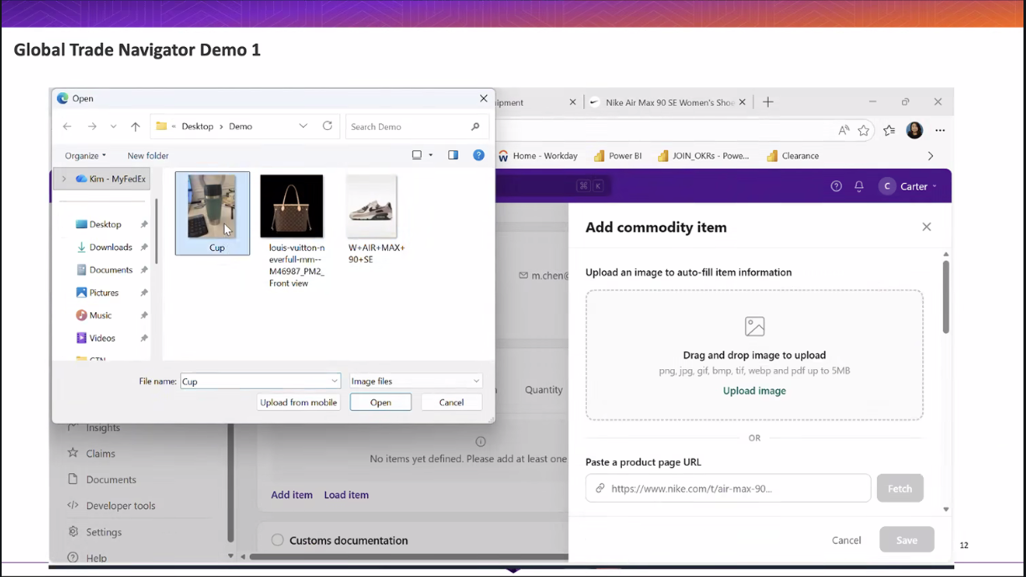 AI Image Recognition — Global Trade Navigator Demo